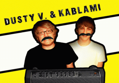 Two Men With Glasses And Mustaches GIF