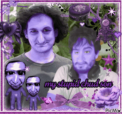 Two Men With My Stupid Chudson GIF