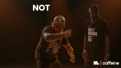 Two Men With Not So Fast GIF