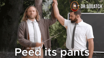Two Men With Peed Its Pants GIF