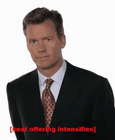 Two Men With Take A Seat Right Over There GIF
