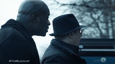 Two Men With #Theblacklist GIF