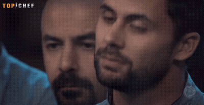 Two Men With Top Chef GIF