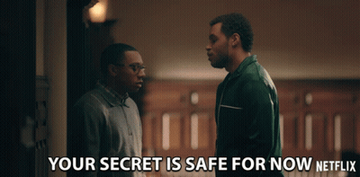 Two Men With Your Secret Is Safe For Now Netflix GIF