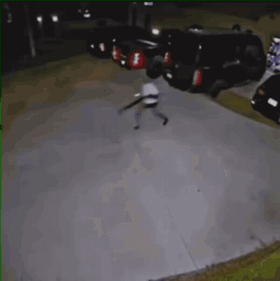 Two Men Wrestling In Boxing Ring GIF