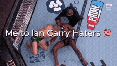Two Men Wrestling Me To Lan Garry Haters GIF