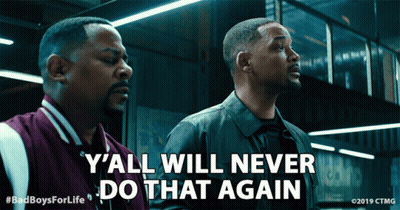 Two Men Y'all Will Never Do That Again GIF