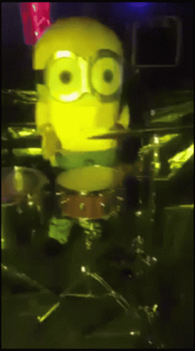 Two Minions Riding Jet Skis GIF