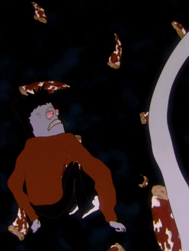 Two Monsters Eating Pizza GIF