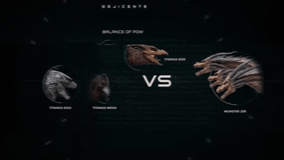 Two Monsters Gojicenter GIF