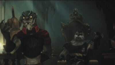Two Monsters With Bonk GIF
