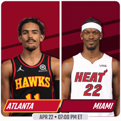 Two New York And Heat Basketball Players GIF