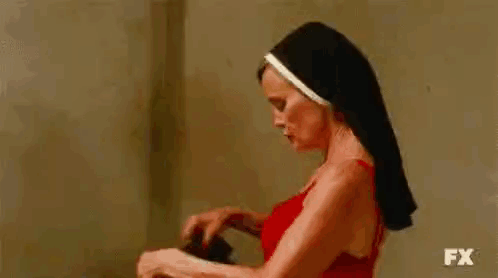Two Nuns There Are Three Vows Every Nun Must Accept GIF