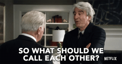 Two Older Men Talking Netflix Ad GIF