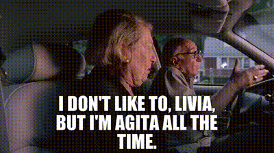 Two Older Women Are Sitting In A Car And One Of Them Is Saying I Don 'T Like To GIF
