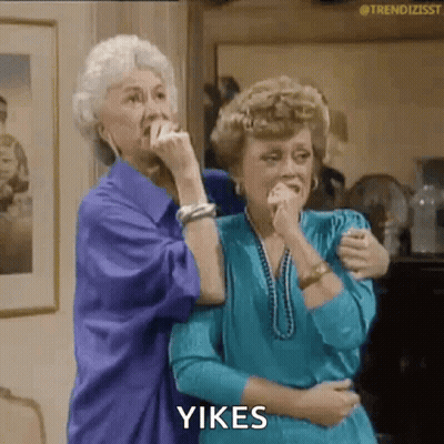 Two Older Women Holding Hands GIF