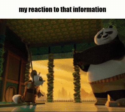 Two Panda Bears My Reaction To That Information GIF