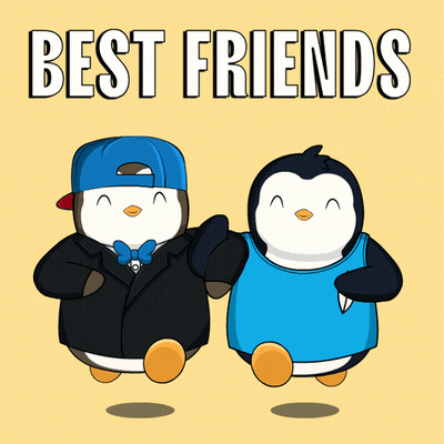 Two Penguins Best Friends GIF