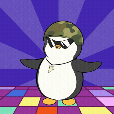 Two Penguins Hugging Named Pengu GIF