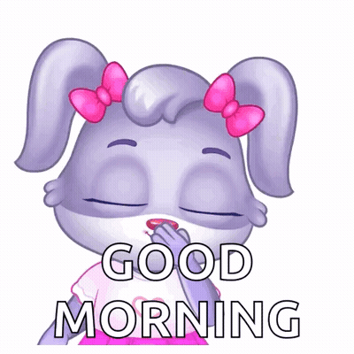 Two Penguins Hugging Saying Good Morning GIF