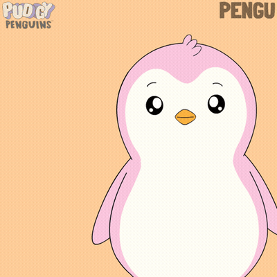 Two Penguins Hugging Sneak Hug GIF