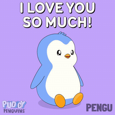 Two Penguins I Love You So Much