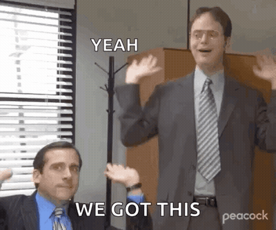 Two Penguins Keep Up The Good Work You Got This GIF