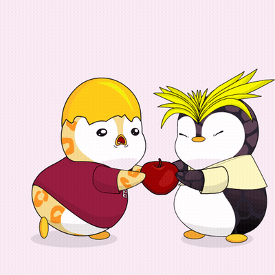 Two Penguins One With Yellow Mohawk GIF