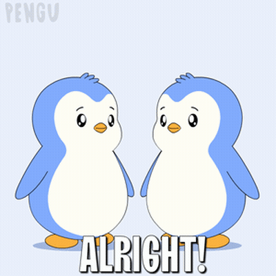 Two Penguins Standing Alright