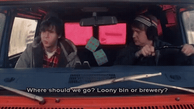 Two People Are Sitting In A Car And One Of Them Is Asking Where Should We Go . GIF