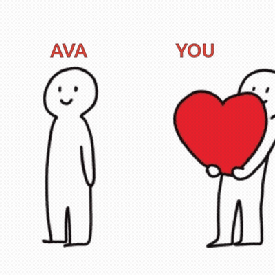 Two People Holding Hands Ava And You GIF