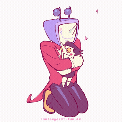 Two People Hugging Funtergeist.tumblr GIF