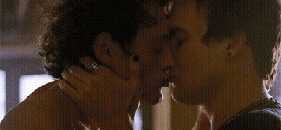 Two People Kissing With Ring GIF
