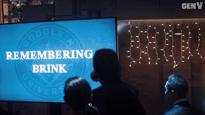 Two People Looking At Screen Saying Remembering Brink GIF