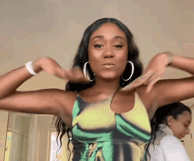 Two People One Pointing GIF