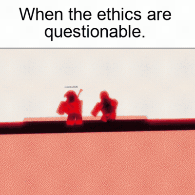Two People Questionable Ethics GIF
