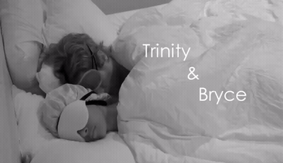 Two People Sleeping Black And White Trinity And Bryce GIF