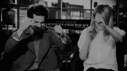 Two People Vibing Romance GIF