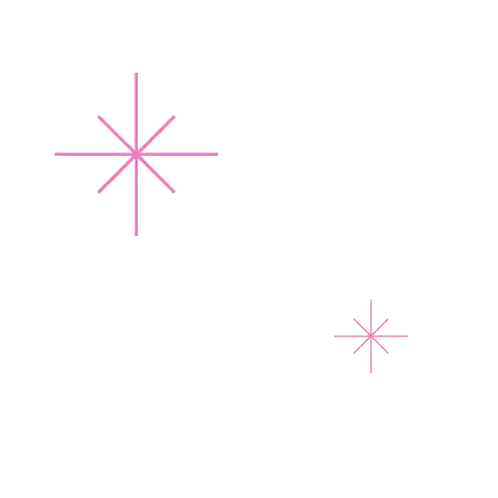 Two Pink Stars Sticker