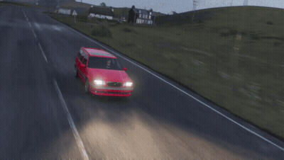 Two Police Officers And Police Car Out Of My Way GIF