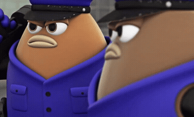 Two Police Officers One Angry