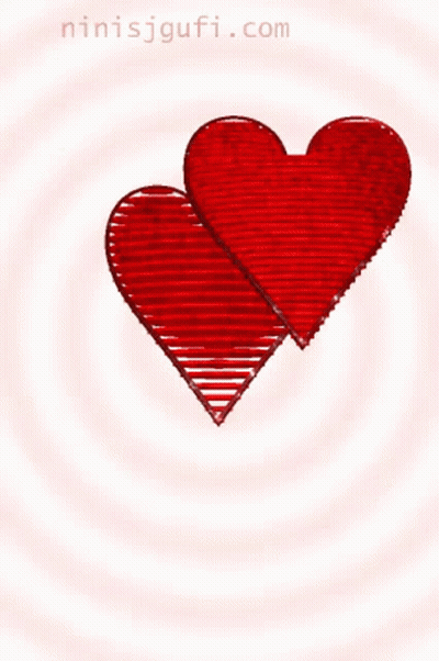 Two Red Hearts Ninisjgufi.com GIF