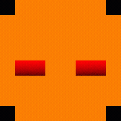 Two Red Squares On Yellow Background GIF