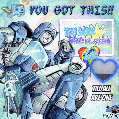 Two Robots Saying You Got This GIF
