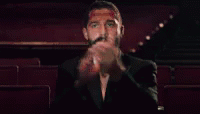 Two Shia Labeouf Clapping In Theater GIF