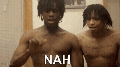 Two Shirtless Men Thumbs Up GIF