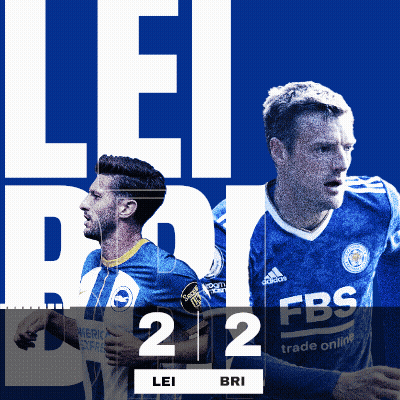 Two Soccer Players 2-2 Blue Background GIF