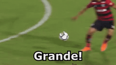 Two Soccer Players Are Playing A Game And One Of Them Is Wearing A Shirt That Says Caixa On It . GIF