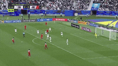 Two Soccer Players Celebrating Goal GIF
