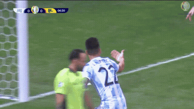 Two Soccer Players Celebrating With Number 15 Jerseys GIF